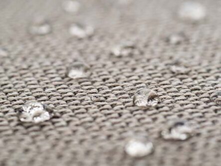 Hydrophobic coating on carpets repels soil, too