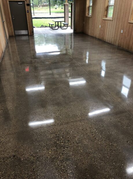 polished concrete is excellent for commercial business settings